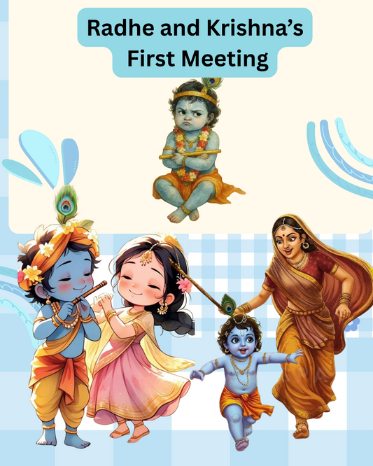 Radhe and Krishna’s First Meeting