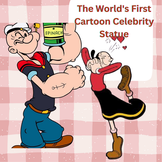 The World's First Cartoon Celebrity Statue