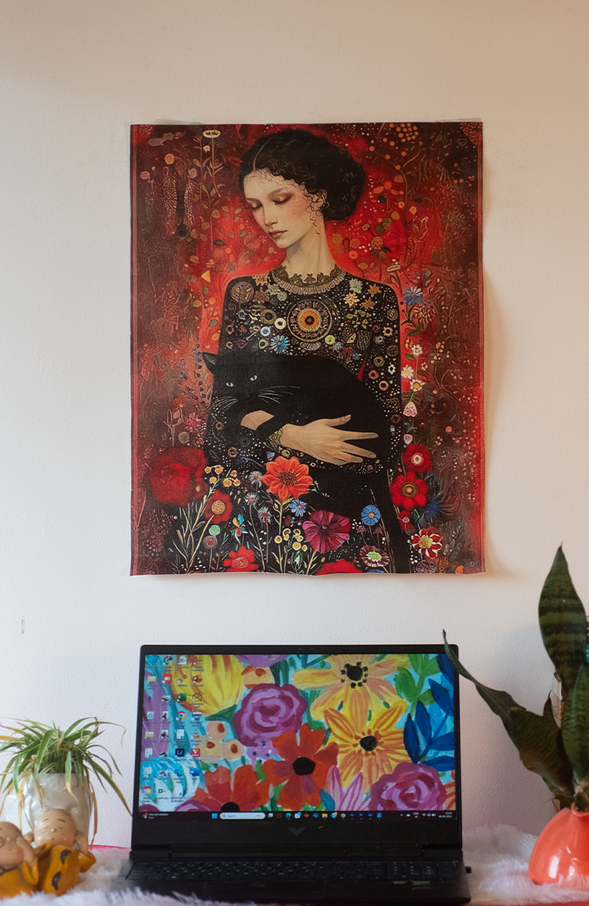 Tapestry+Wall Art+Decorative Plate- Solitude
