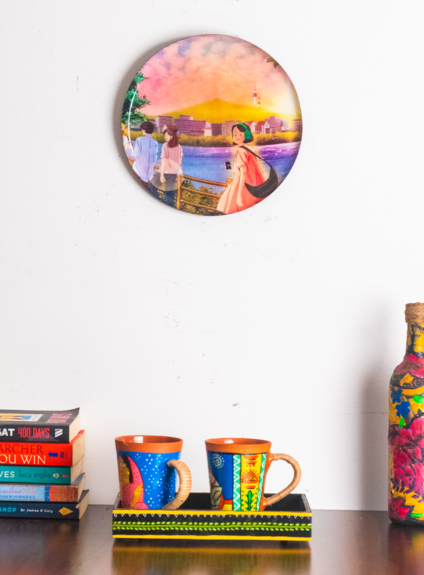 Tapestry+Wall Art+Decorative Plate- Solitude