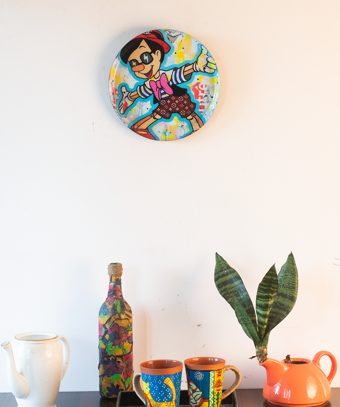 Classic Toons 6| 10" Metal Wall Hanging Plates with Pre-Attached Hooks (Set of 1)