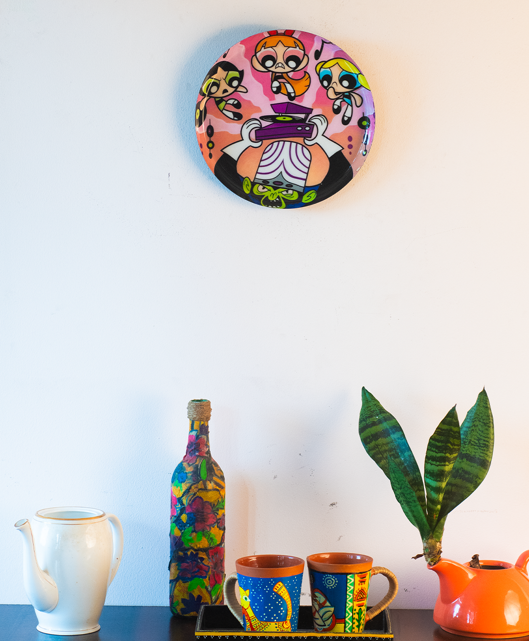 Classic Toons 7| 10" Metal Wall Hanging Plates with Pre-Attached Hooks (Set of 1)