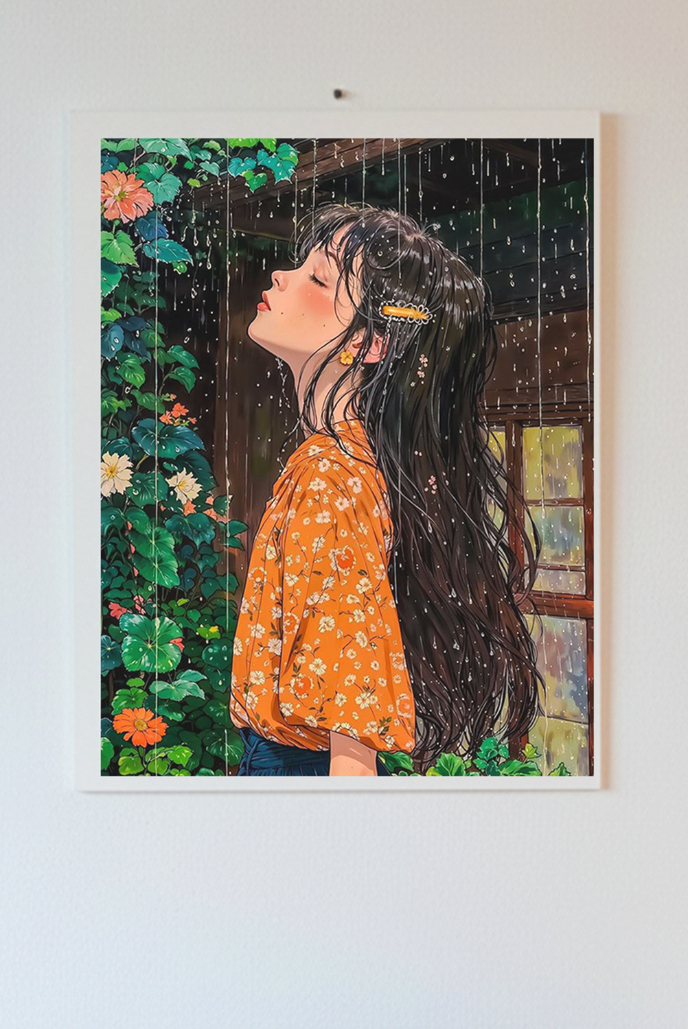 Everyday Life Katha Plate Tapestry • Multicolor • 17″×22″ • Canvas • Wall Décor for Living Room  (Monsoon Daydream)