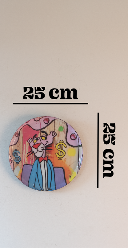 Classic Toons 12| 10" Metal Wall Hanging Plates with Pre-Attached Hooks (Set of 1)
