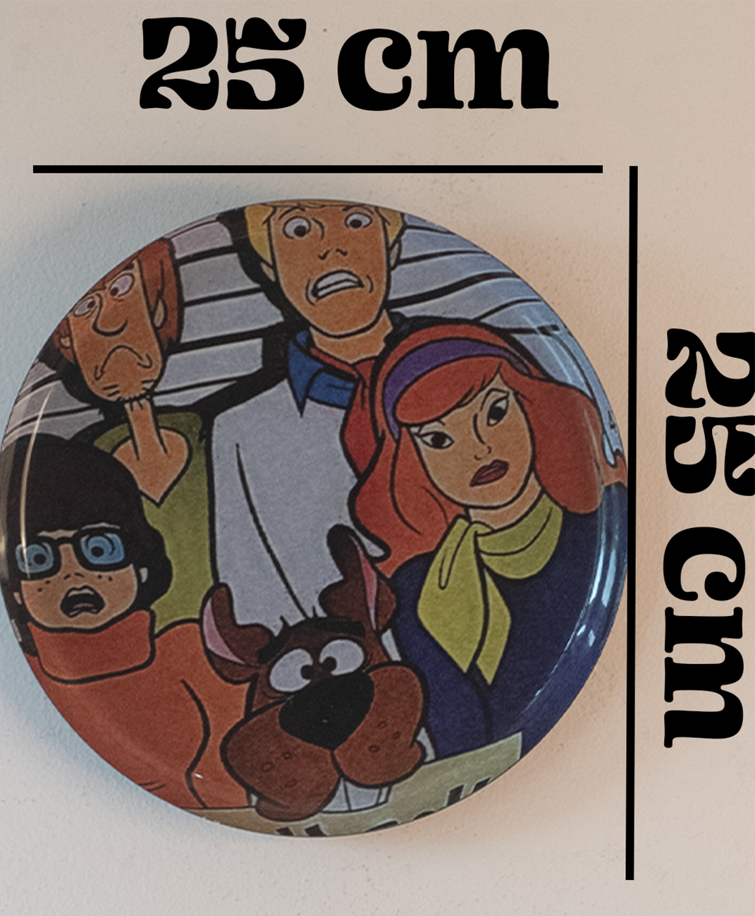 Classic Toons 9| 10" Metal Wall Hanging Plates with Pre-Attached Hooks (Set of 1)