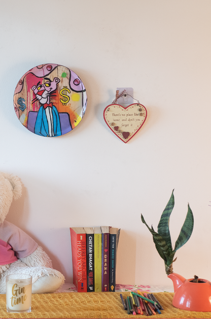 Classic Toons 12| 10" Metal Wall Hanging Plates with Pre-Attached Hooks (Set of 1)