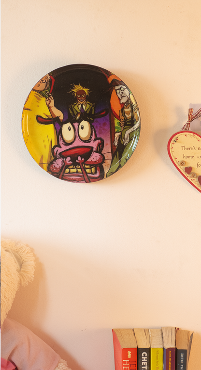 Classic Toons 10| 10" Metal Wall Hanging Plates with Pre-Attached Hooks (Set of 1)