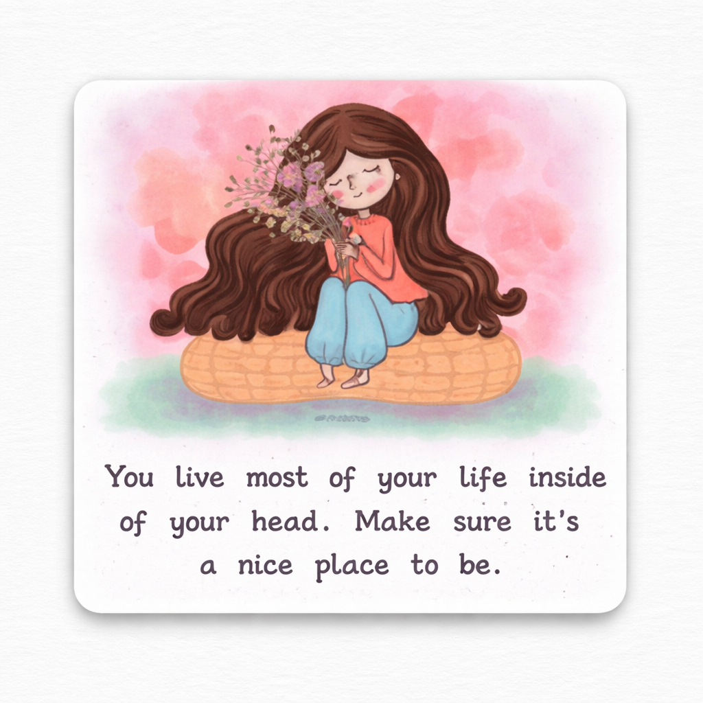 Katha Plates Textured Photo • Multicolor • 4″×4″ (Set of 1) • MDF • Ready-to-Hang Walll Décor for Home, Hotel, Café & Office